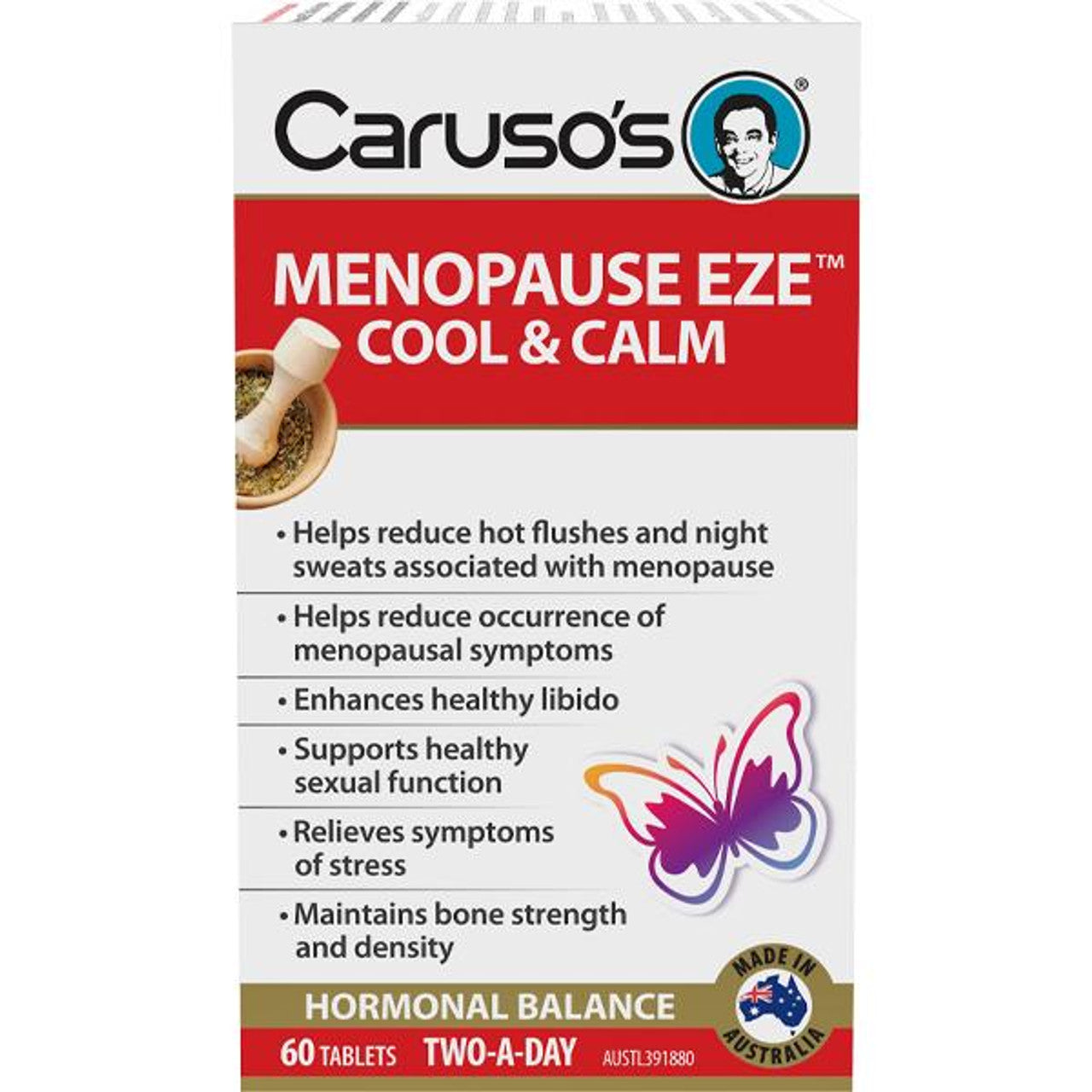 Caruso's Menopause Eze Cool & Calm 60 Tablets - Cutprice Online