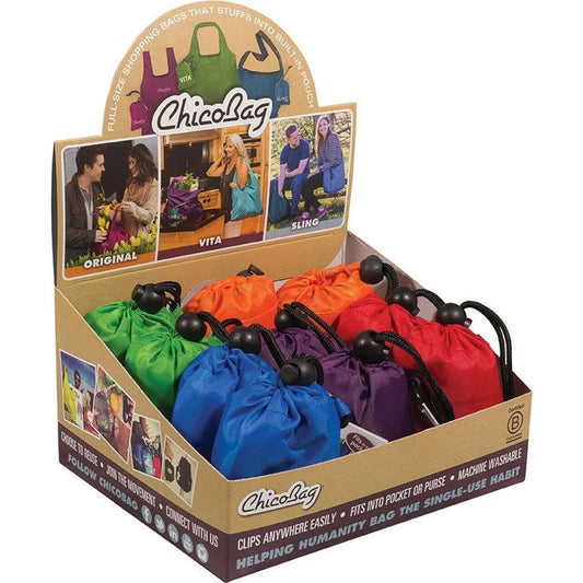 CHICO BAG Reusable Shopping Bag Original With Integrated Pouch 10PK CHICO