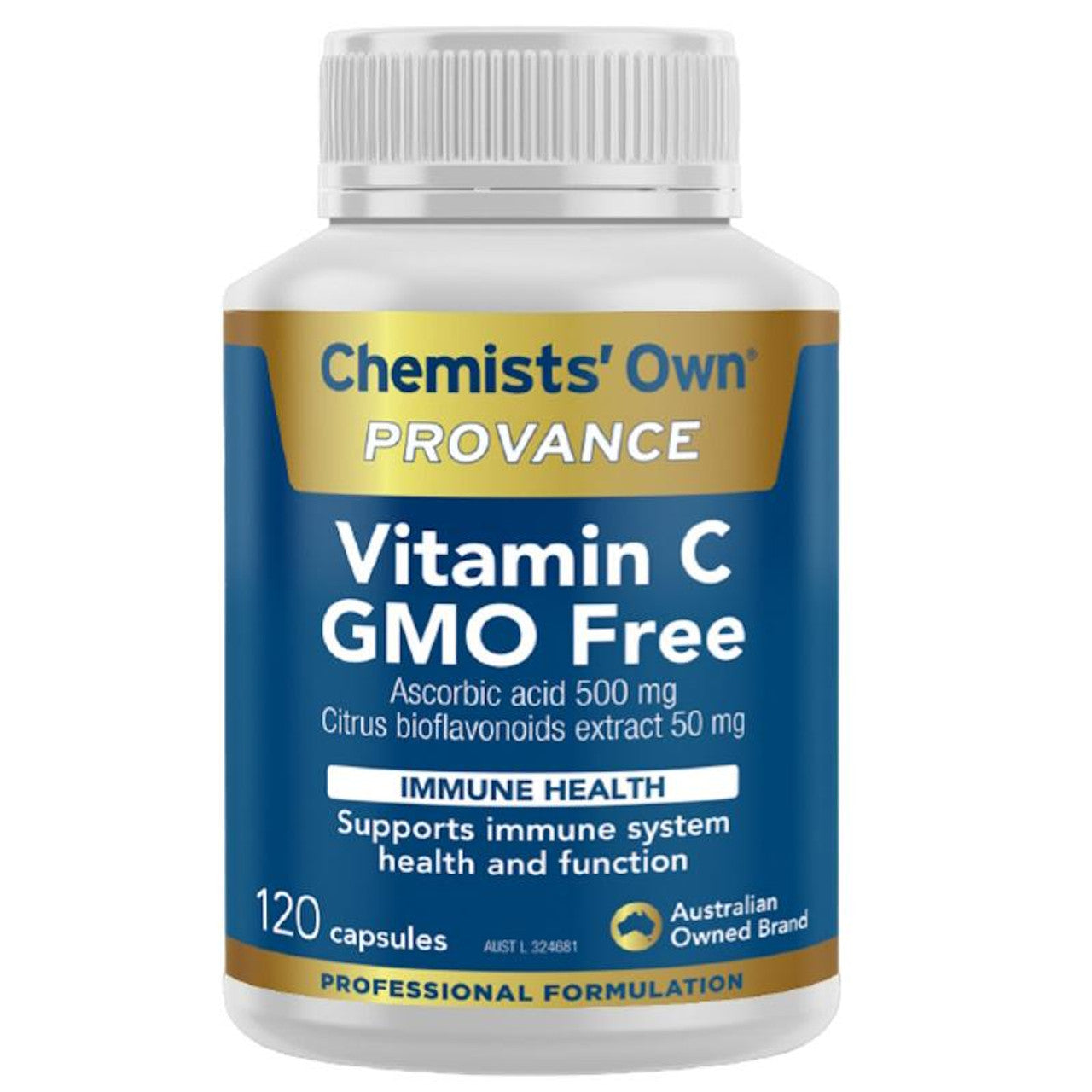 Chemists' Own Provance Vitamin C GMO Free 120 Capsules - Cutprice Online