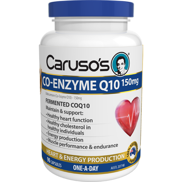 Caruso's Natural Health Co-enzyme Q10 150mg 90 Capsules - Cutprice Online
