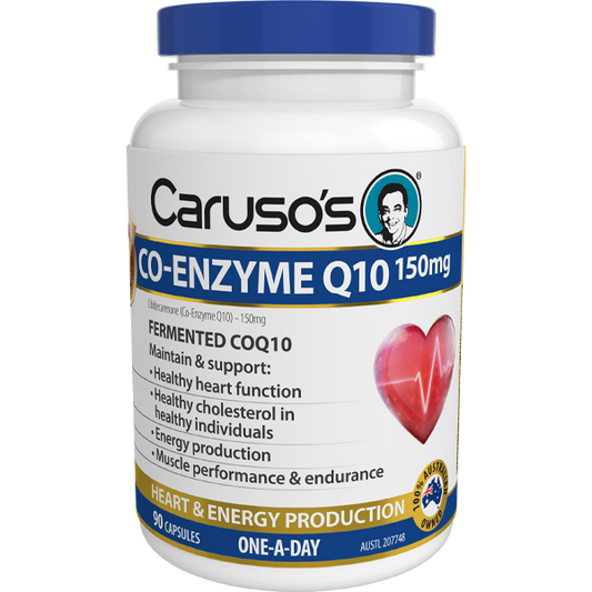Caruso's Natural Health Co-enzyme Q10 150mg 90 Capsules - Cutprice Online