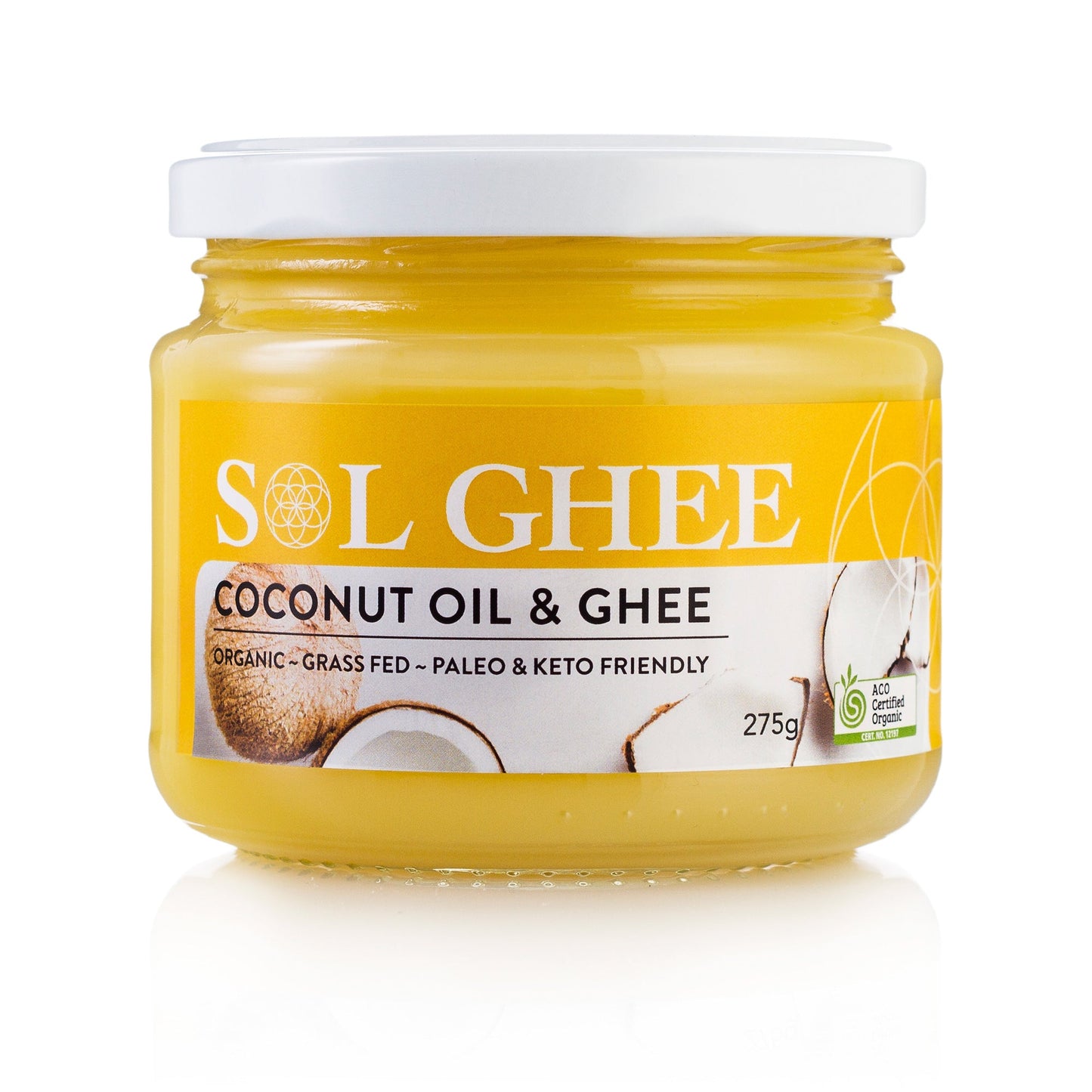 SOL ORGANICS Coconut Oil & Ghee 275g - Cutprice Online