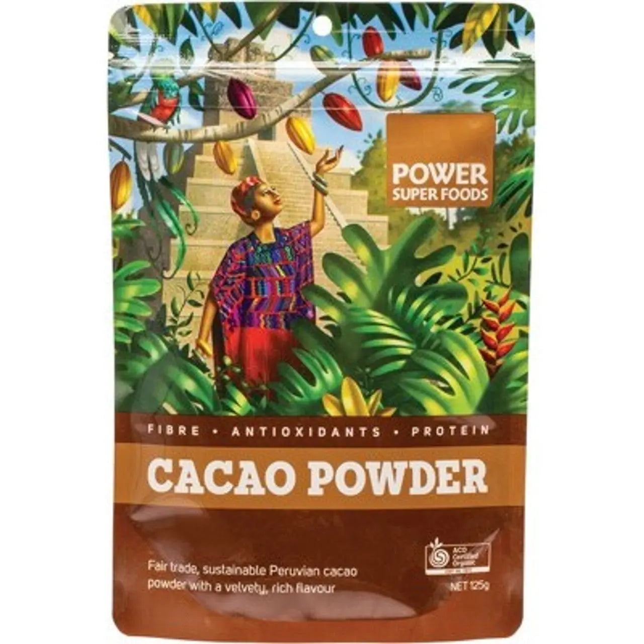 POWER SUPER FOODS Cacao Powder "The Origin Series" 125g POWER SUPER FOODS