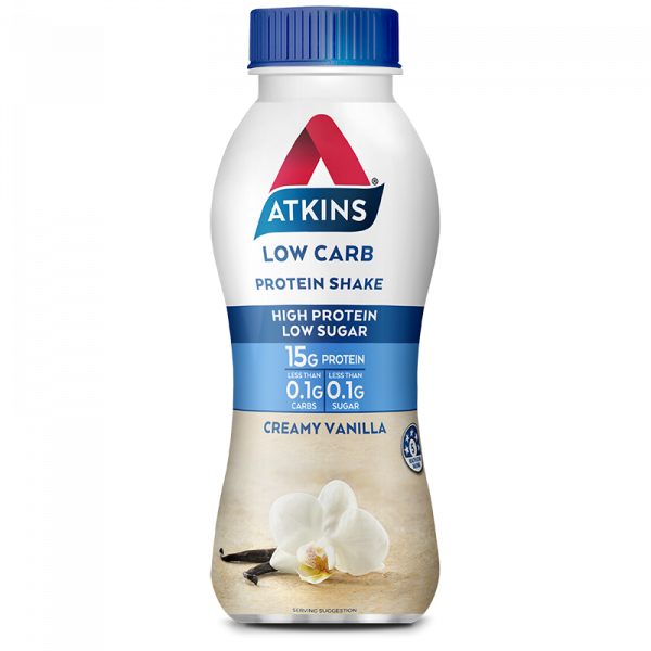 Atkins Low Carb Protein Shake Creamy Vanilla 330ml - Cutprice Online