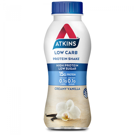 Atkins Low Carb Protein Shake Creamy Vanilla 330ml - Cutprice Online