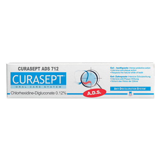 Curasept ADS 712 Chlorhexidine 0.12% Gel Toothpaste   75ml - Cutprice Online