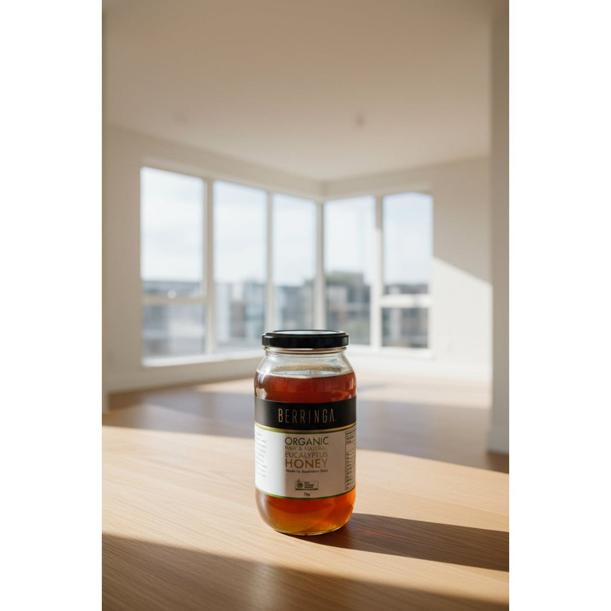 Berringa Organic Raw & Natural Eucalyptus Honey 1kg
