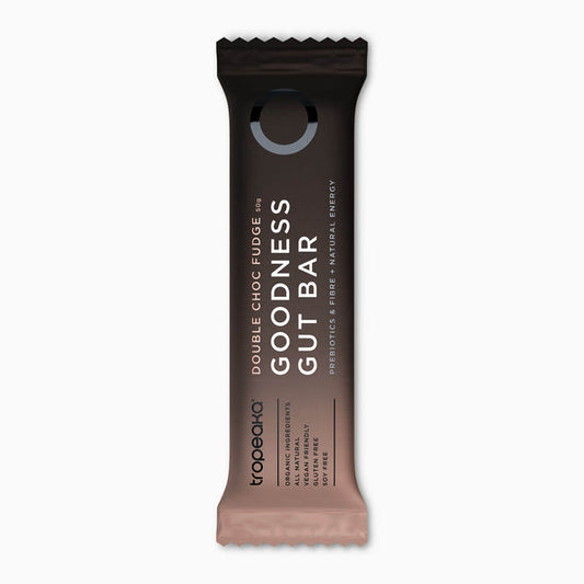 Tropeaka Double Choc Fudge Gut Bar 40g (Pack of 12) - Cutprice Online