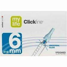 Mylife Clickfine Pen Needle 31g 6mm 100PK - Cutprice Online