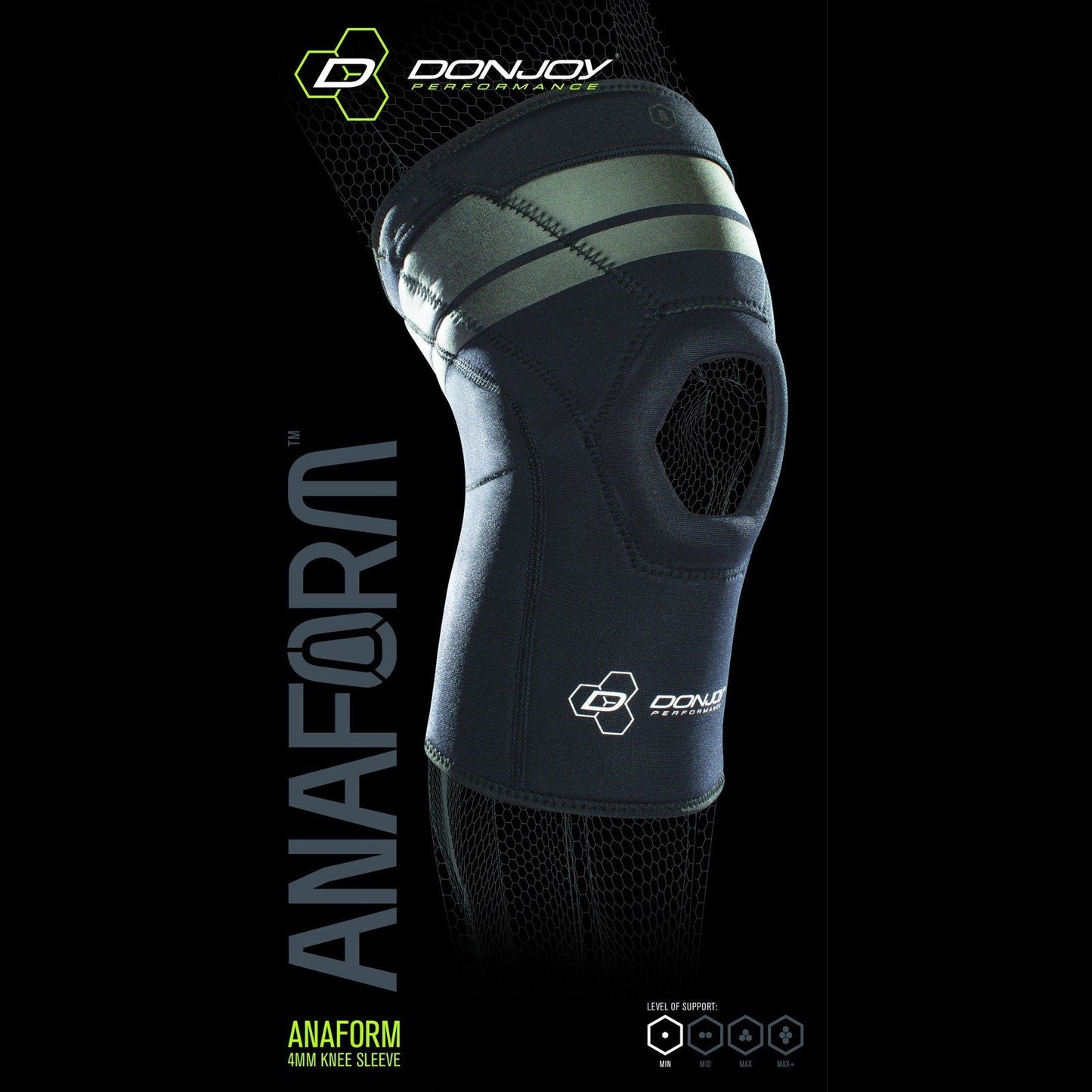 DONJOY PERFORMANCE ANAFORM 4MM KNEE SLEEVE - Cutprice Online