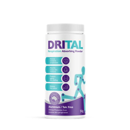 DriTal Perspiration Absorbing Powder 50g - Cutprice Online
