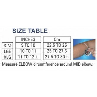 DICK WICKS ACTIVEASE LOW COMPRESSION MAGNETIC ELBOW SUPPORT  DW04ES - Cutprice Online
