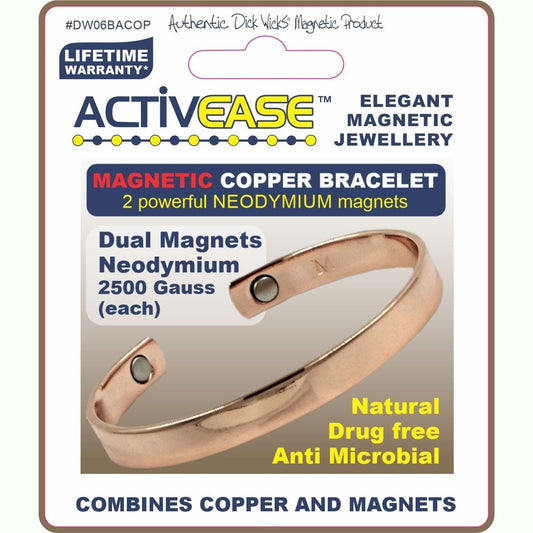 Activease Magnetic Copper Wrist Health Bangle - Cutprice Online