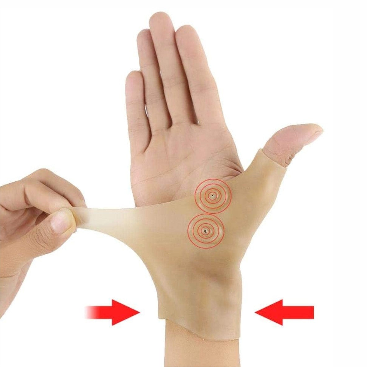 Activease Silicone Gel Thumb/wrist Brace With Magnets - Cutprice Online