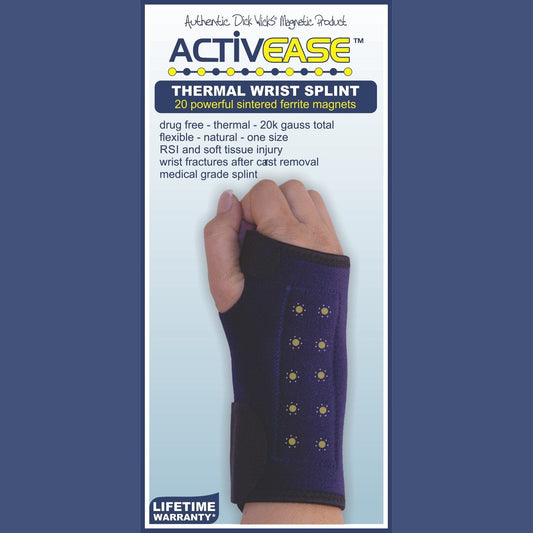 Activease Thermal Carpal Tunnel Wrist Splint With Magnets by Dick Wicks - Cutprice Online