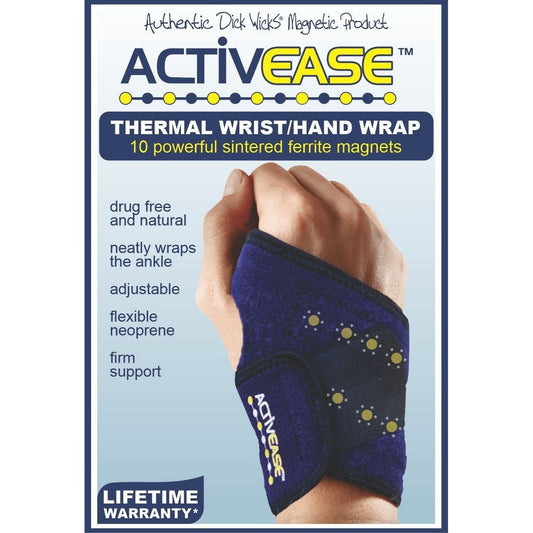 Activease Thermal Wrist Hand Wrap With Magnets by Dick Wicks - Cutprice Online