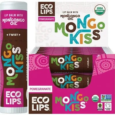ECO LIPS Lip Balm Mongo Kiss - Pomegranate ECO LIPS