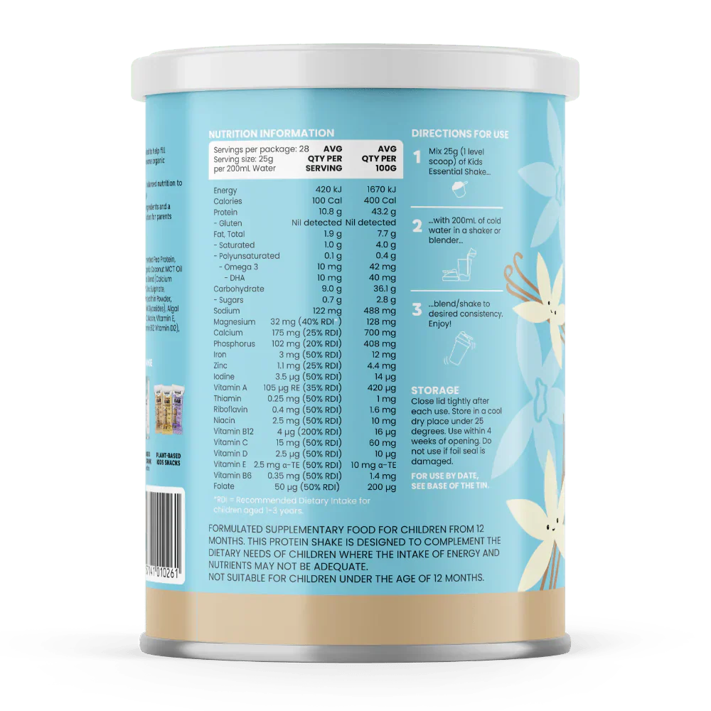Sprout Organic Essential Shake Vanilla 700 Grams