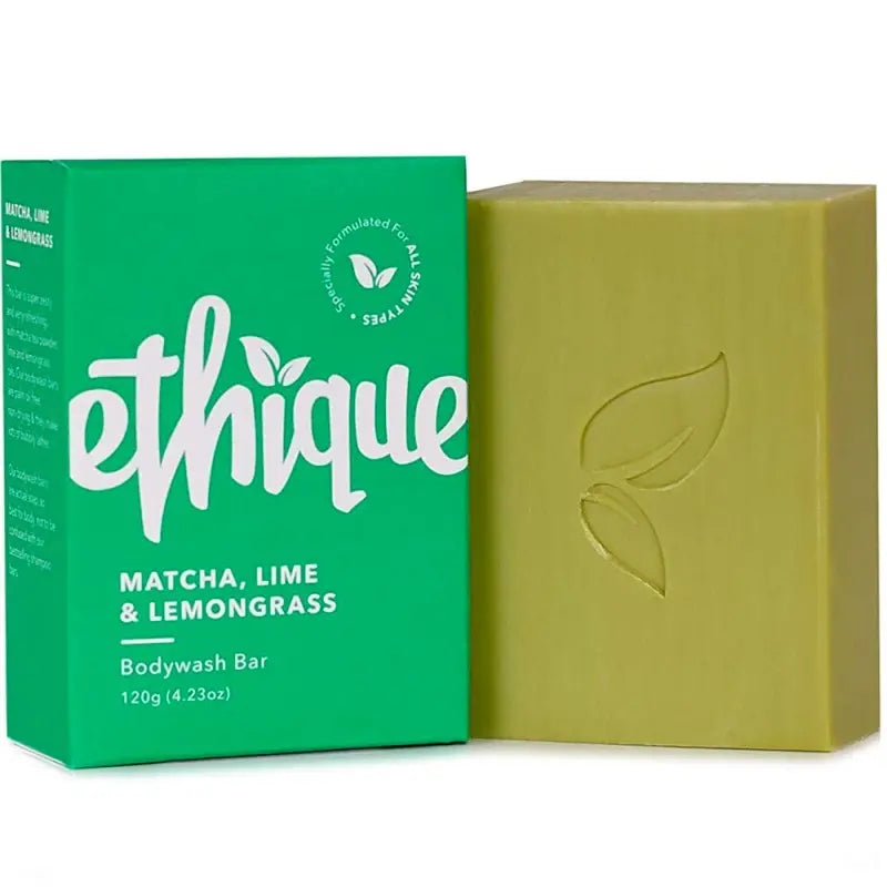 ETHIQUE Solid Bodywash Bar Matcha, Lime & Lemongrass 120g ETHIQUE