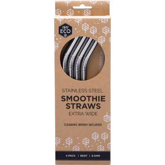 EVER ECO Stainless Steel Straws - Bent Smoothie 4 EVER ECO