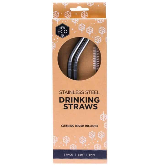 EVER ECO Stainless Steel Straws - Bent 2 EVER ECO