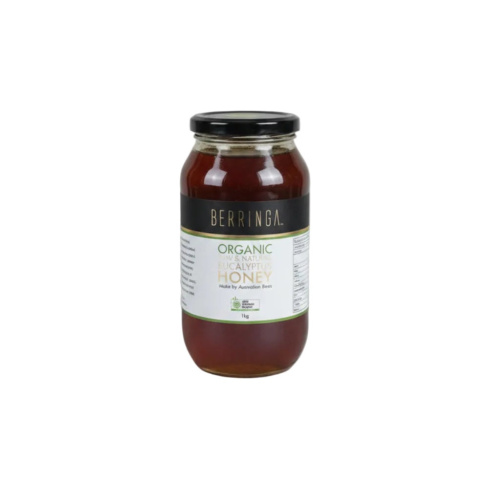Berringa Organic Raw & Natural Eucalyptus Honey 1kg