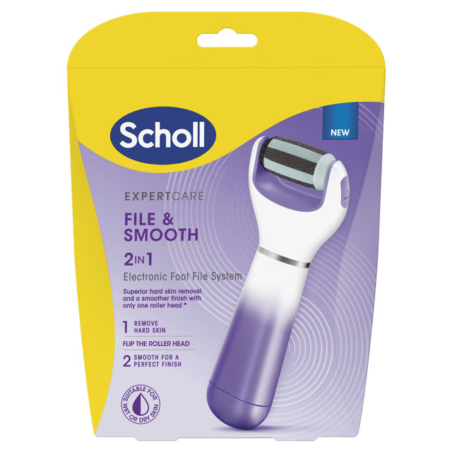 Scholl Expert Care 2in1 Eletronic Foot File System - Cutprice Online