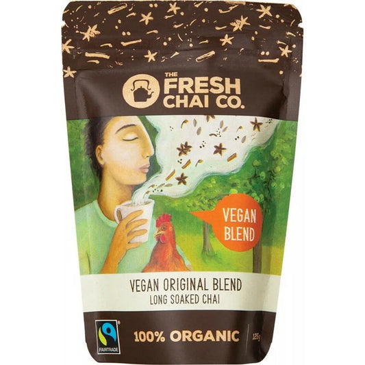 THE FRESH CHAI CO Vegan Original Blend Long Soaked Chai 125g THE FRESH CHAI CO