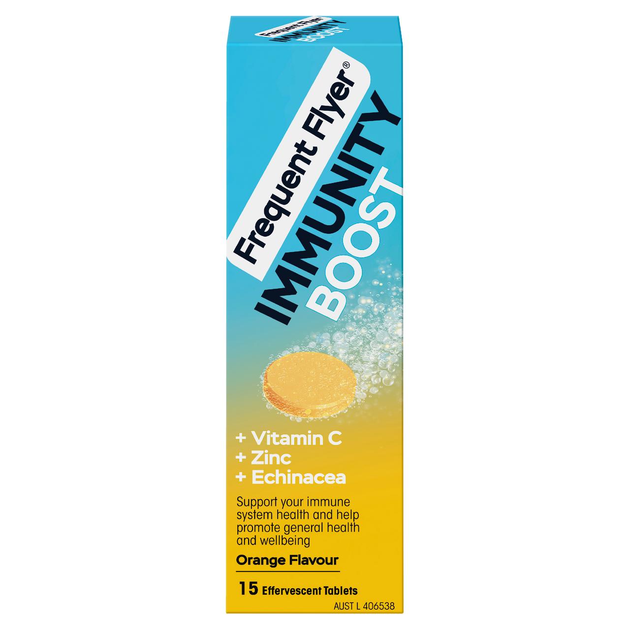 Frequent Flyer Immune Boost Orange 15 tablets - Cutprice Online