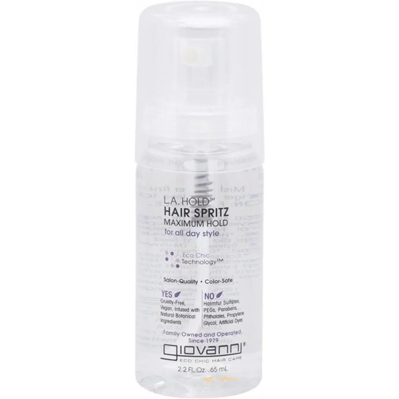 GIOVANNI Hair Spritz (Maximum Hold) L.A. Hold 65ml GIOVANNI