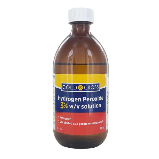 Gold Cross Hydrogen Peroxide 3% (10vol) 400mL - Cutprice Online
