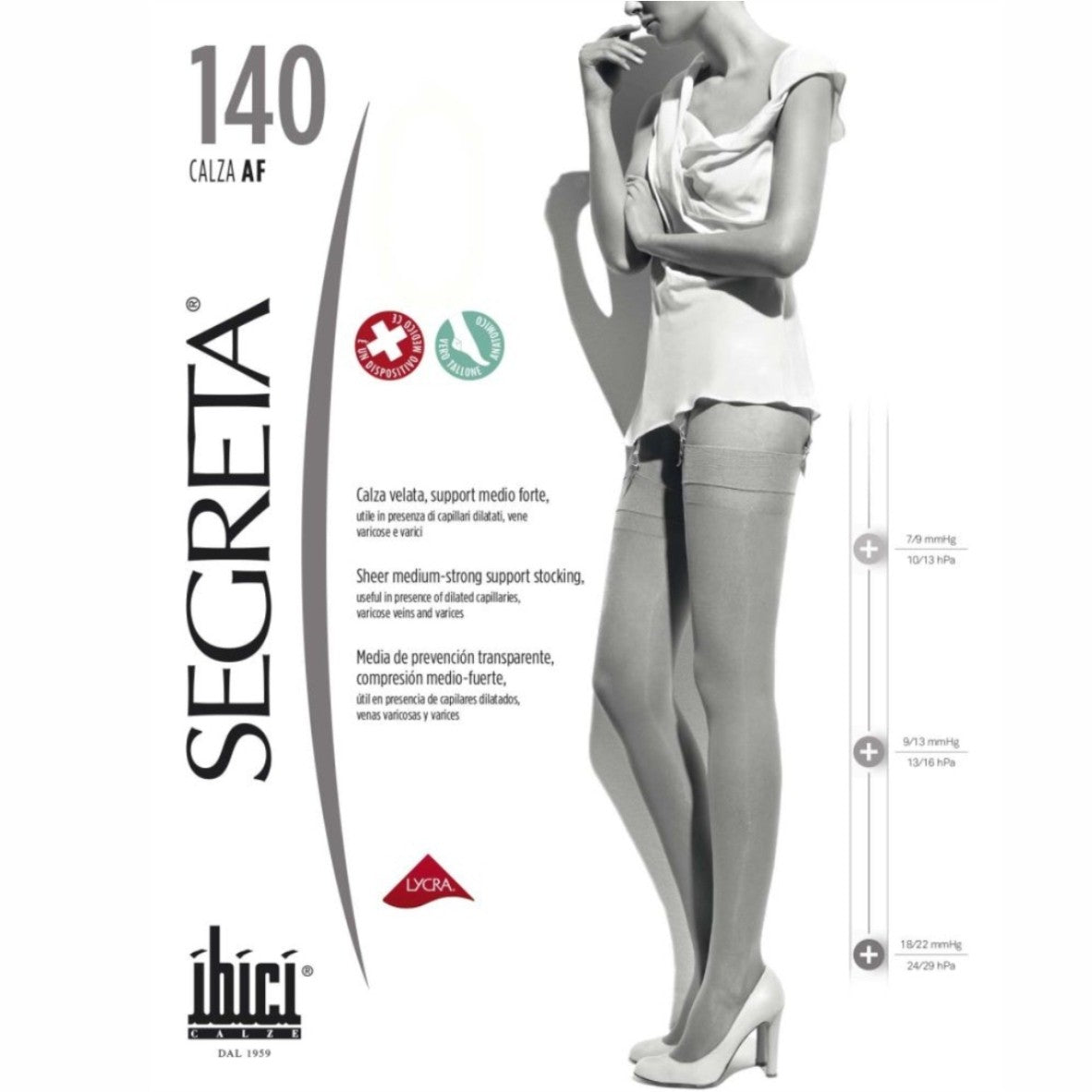 IBICI FIRM COMPRESSION THIGH LENGTH STOCKING  I14TH - Cutprice Online