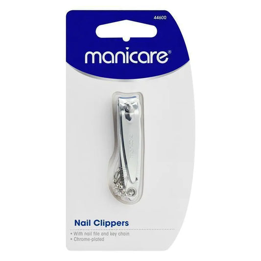 Manicare Nail Clippers With Nail File & Key Chain (3 pack)