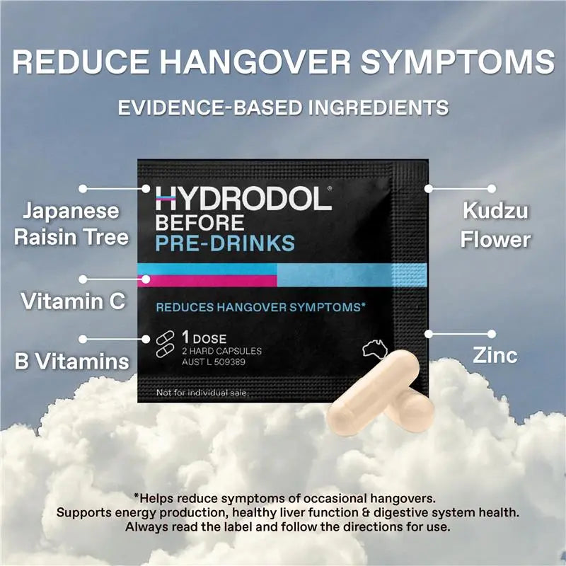 Hydrodol Before 2 Dose 4 Capsules