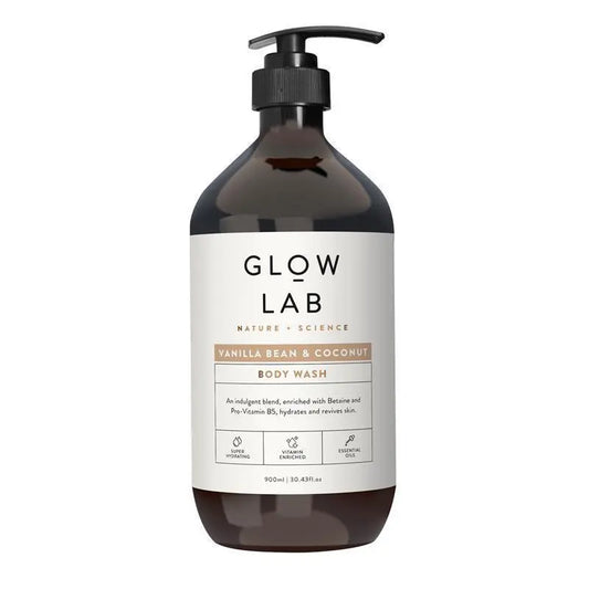 Glow Lab Vanilla Bean & Coconut Body Wash 900ml