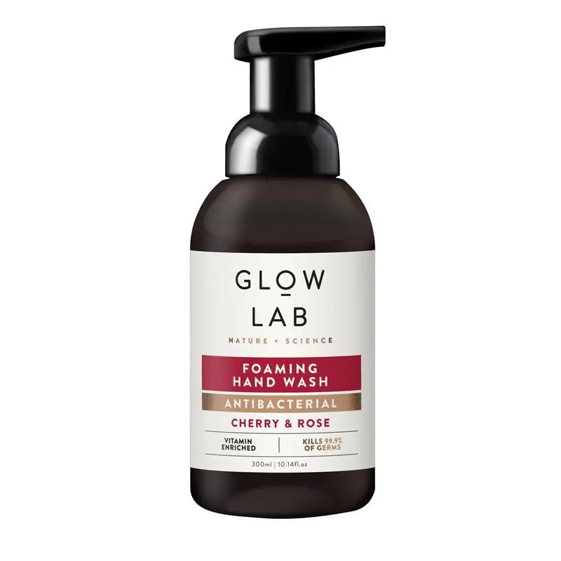 Glow Lab Antibacterial Foaming Cherry & Rose Hand Wash 300ml