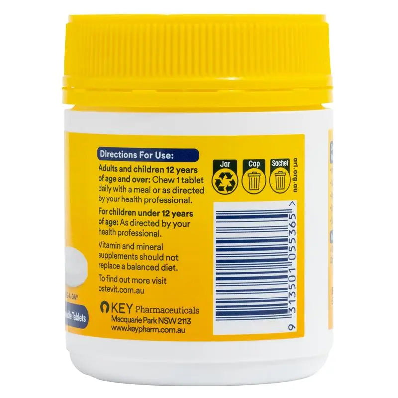 Ostevit D Vitamin D3 & Calcium 60 Chewable Tablets