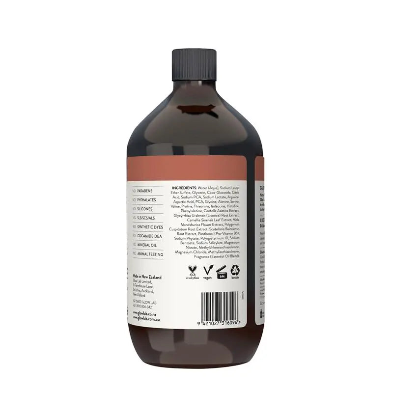 Glow Lab Antibacterial Foaming Coconut & Sandalwood Hand Wash Refill 900ml