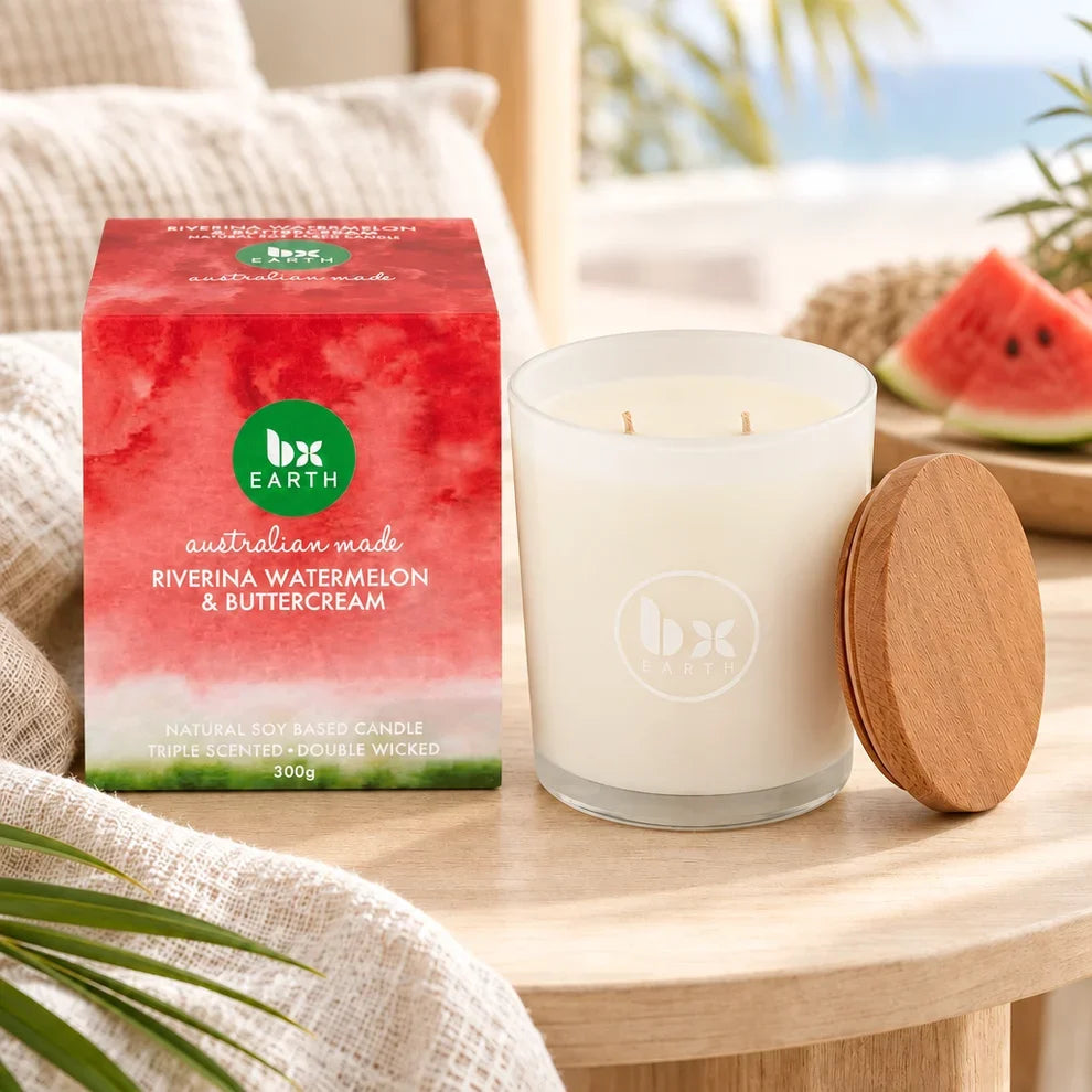 BX Riverina Watermelon & Buttercream Soy Candle 300g