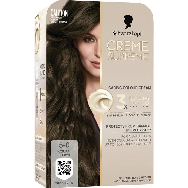 Schwarzkopf Creme Supreme 5-0 Natural Brown