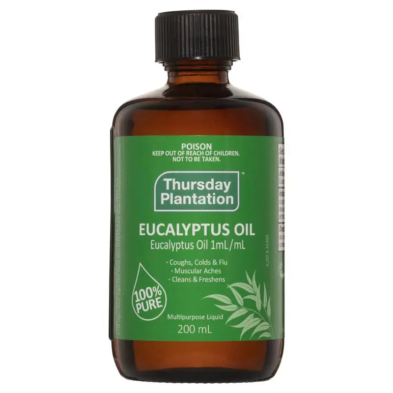 Thursday Plantation Eucalyptus Oil 100% Pure 200ml - Cutprice Online