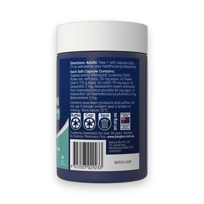 Bioglan Healthy Eyes & Vision 60 Capsules