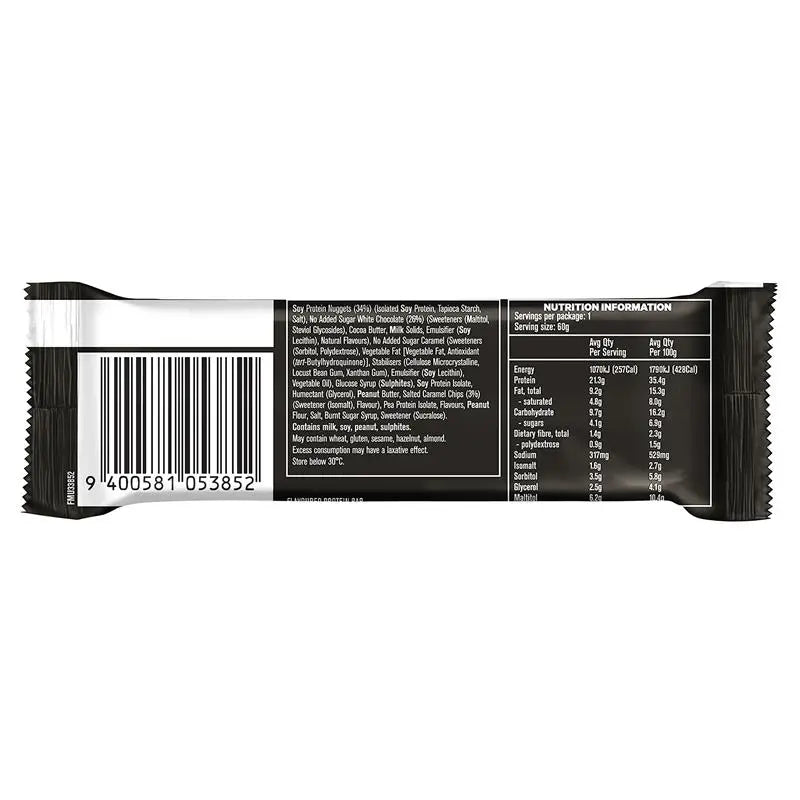 Musashi Protein Crisp Bar White Choc Salted Caramel 60g Z12