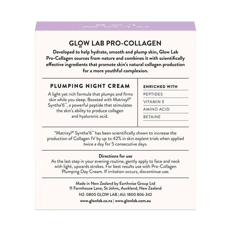 Glow Lab Pro Collagen Plumping Night Cream 50g