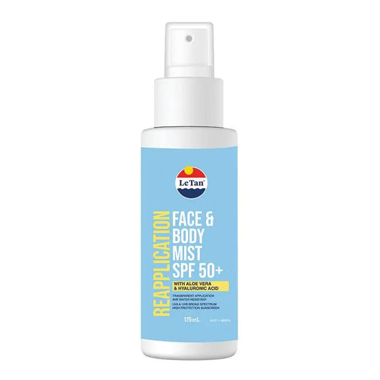 Letan Reapplication Mist Spf50+ 125ml