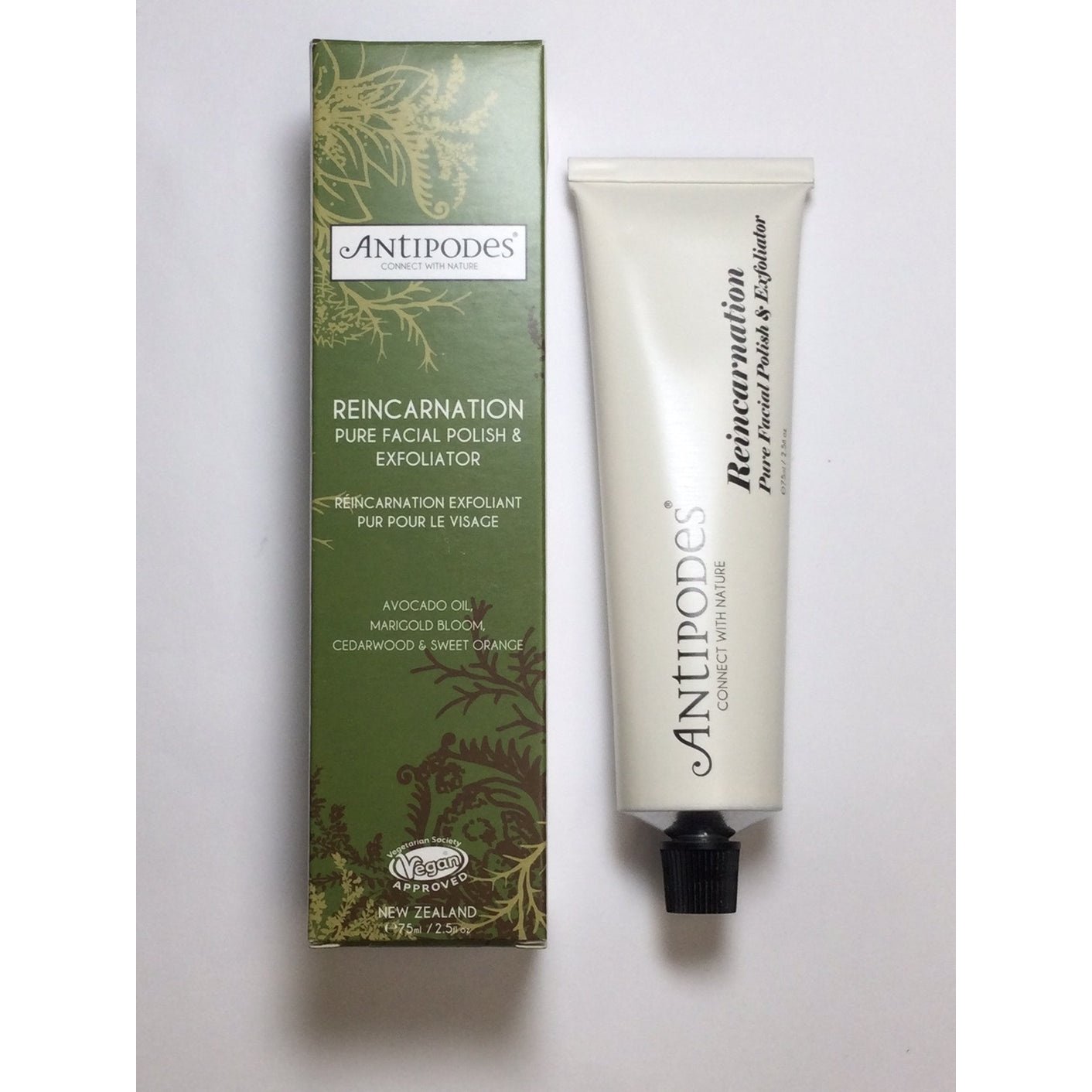 Antipodes Reincarnation Pure Facial Polish & Exfoliator 75ml ANTIPODES