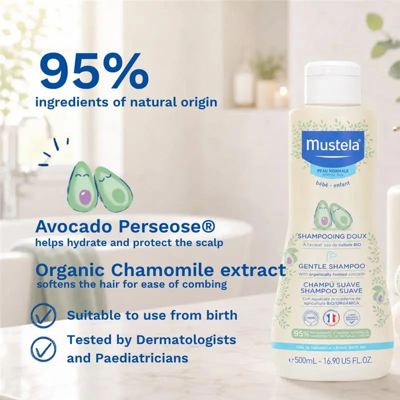 Mustela Gentle Shampoo 500ml