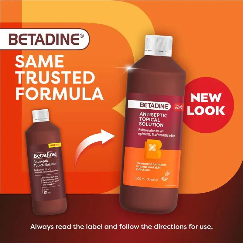 Betadine Antiseptic Solution 500ml
