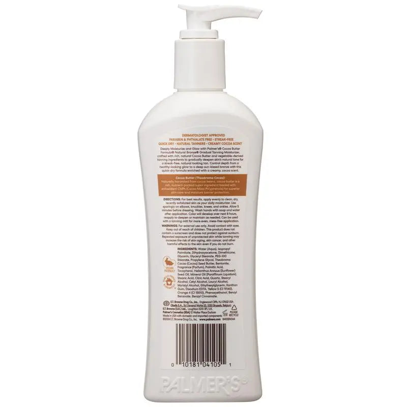 Palmers Cocoa Butter Nat Bronze Ltn 250ml - Cutprice Online