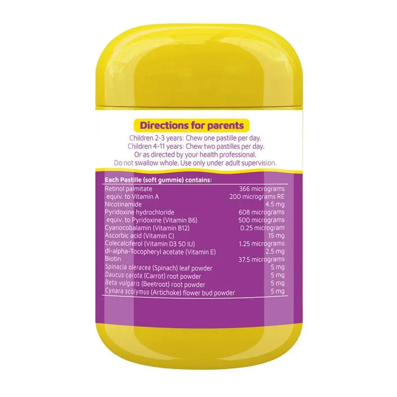 Nature's Way Kids Smart Vita Gummies Multi-Vitamin+ 60 Pastilles